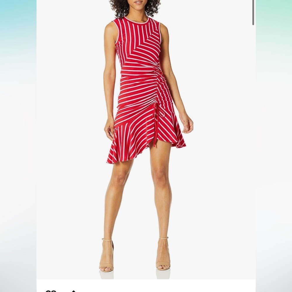 Parker Women's Lucia Ruched Skirt Midi Dress size small - Picture 6 of 10